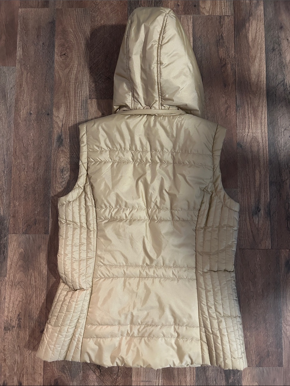 New York & Company Puffer Vest w/ Detachable Hood - Picture 6 of 6